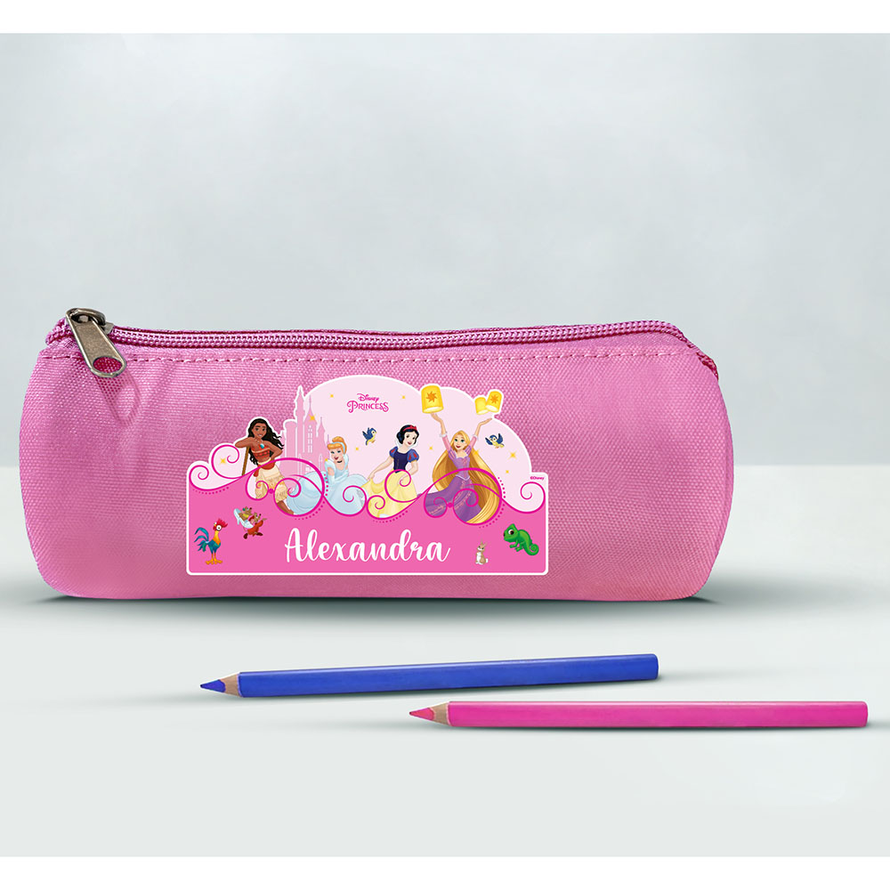 Essmak - Personalized Backpack & Pencil Case - Disney Princess - 12-Inch/30.5cm