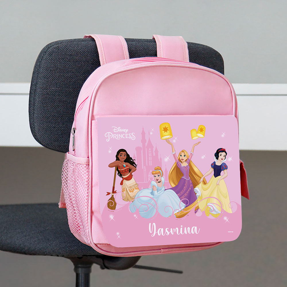 Essmak - Personalized Backpack & Pencil Case - Disney Princess - 12-Inch/30.5cm