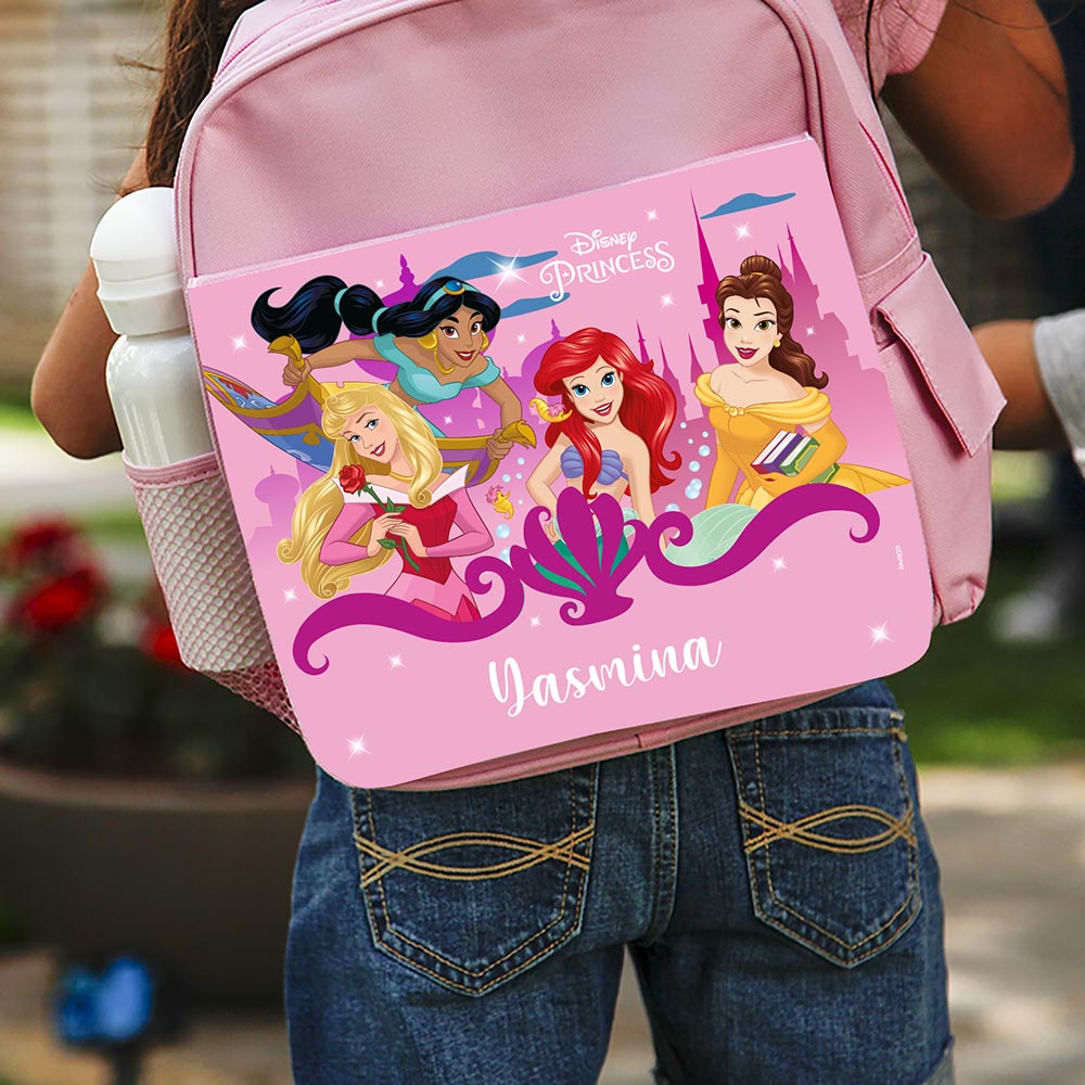 Essmak - Personalized Backpack & Pencil Case - Disney Princess - 12-Inch/30.5cm