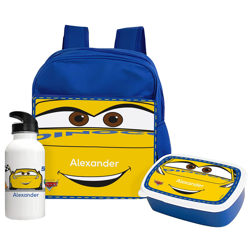 Essmak - Personalized Backpack - Disney Cars - 12-Inch/30.5cm