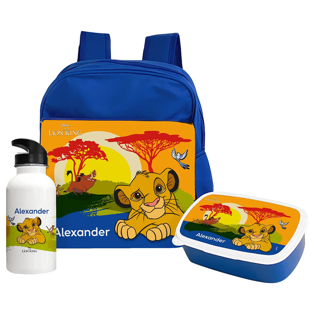 Essmak - Personalized Backpack - Disney Lion King - 12-Inch/30.5cm