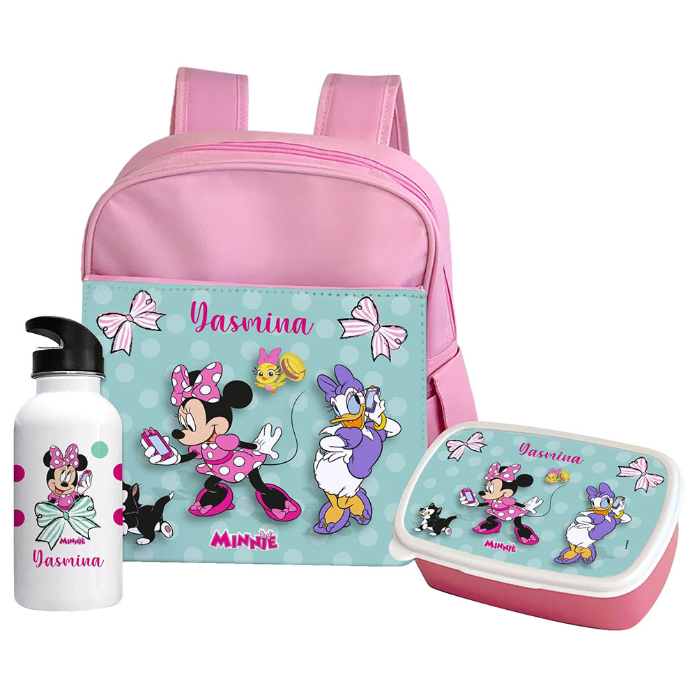 Essmak - Personalized Backpack - Disney Minnie - 12-Inch/30.5cm