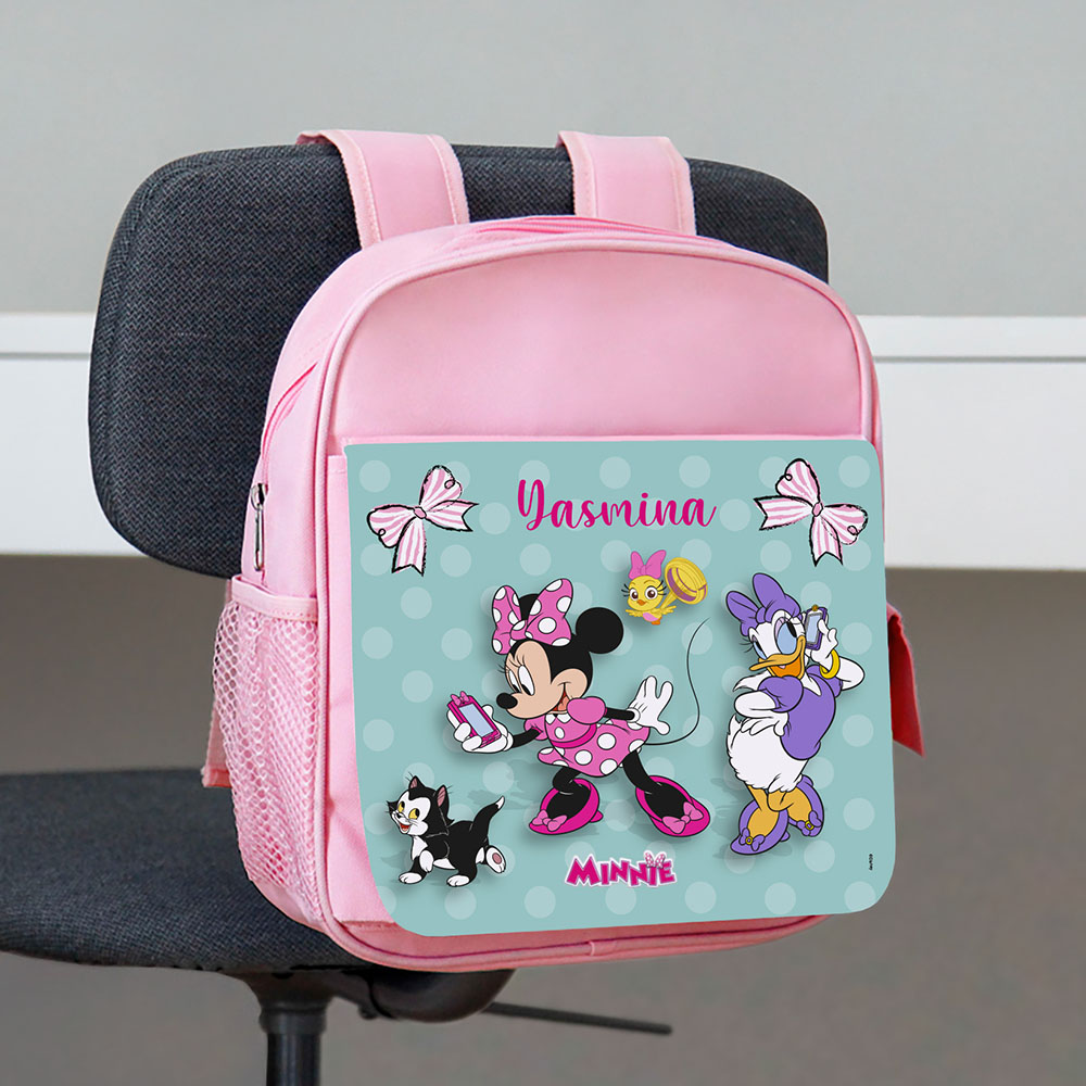 Essmak - Personalized Backpack - Disney Minnie - 12-Inch/30.5cm