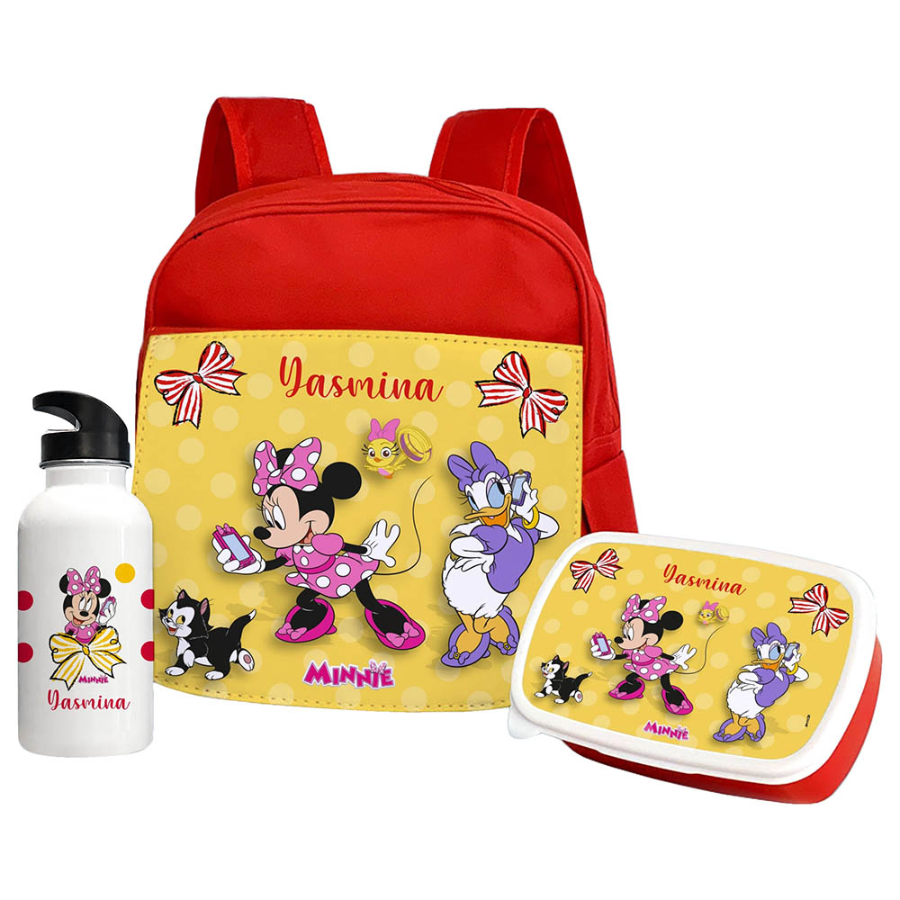 Essmak - Personalized Backpack - Disney Minnie - 12-Inch/30.5cm