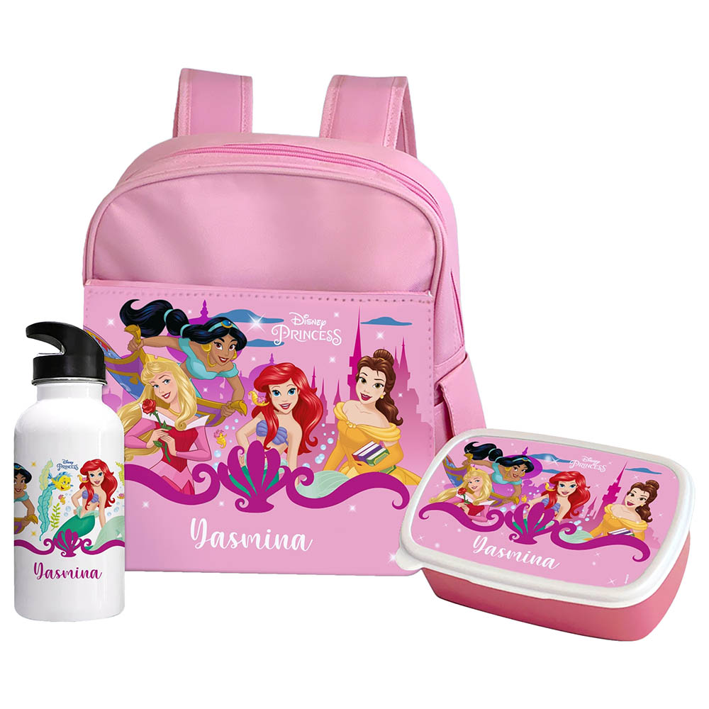 Essmak - Personalized Backpack - Disney Princess - 12-Inch/30.5cm