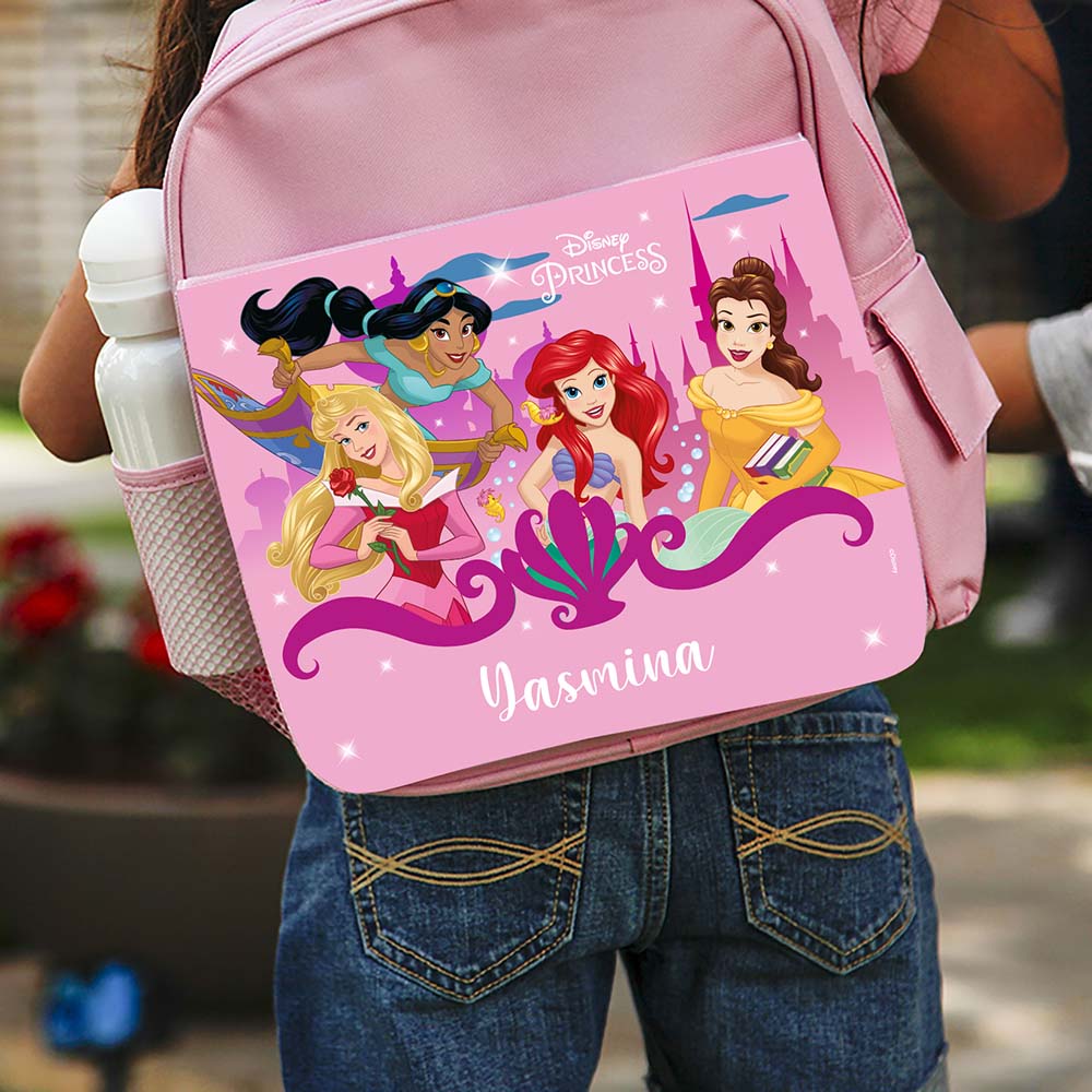 Essmak - Personalized Backpack - Disney Princess - 12-Inch/30.5cm