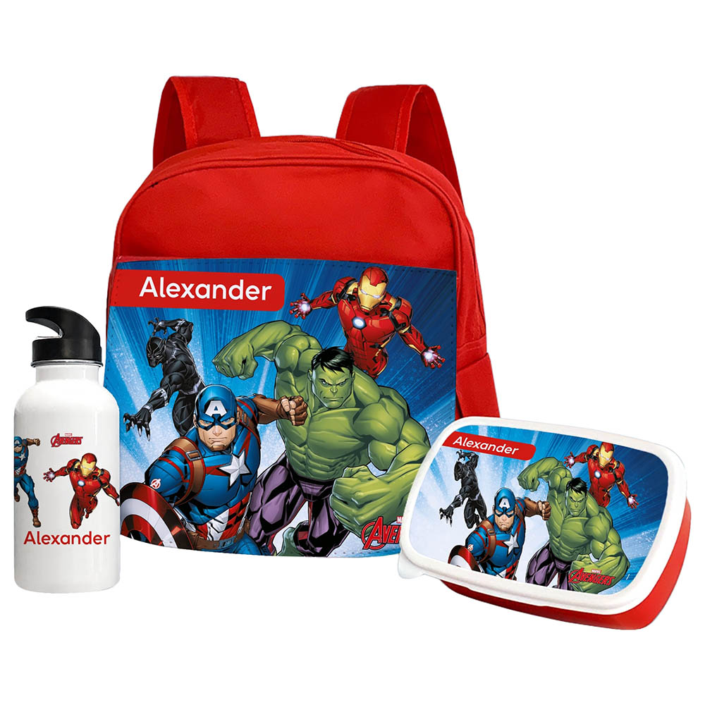 Essmak - Personalized Backpack - Avengers - 12-Inch