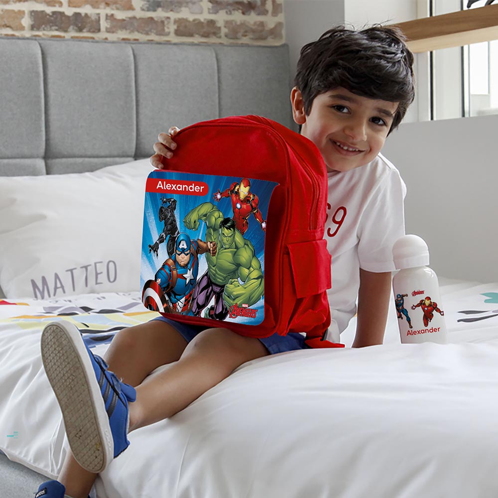 Essmak - Personalized Backpack - Avengers - 12-Inch