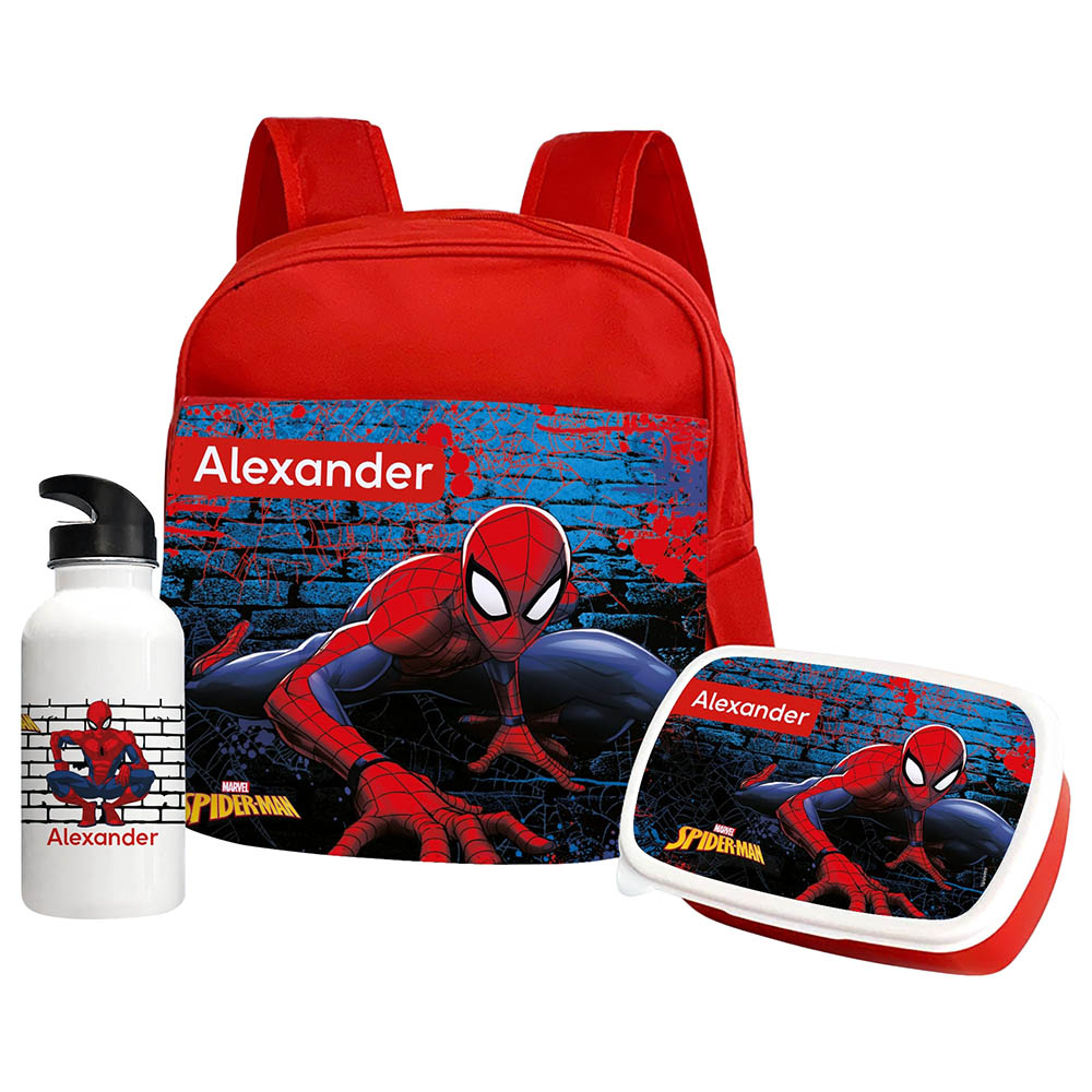 Essmak - Personalized Backpack - Spiderman - 12-Inch/30.5cm
