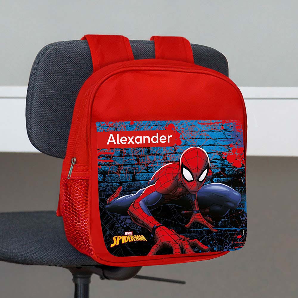 Essmak - Personalized Backpack - Spiderman - 12-Inch/30.5cm