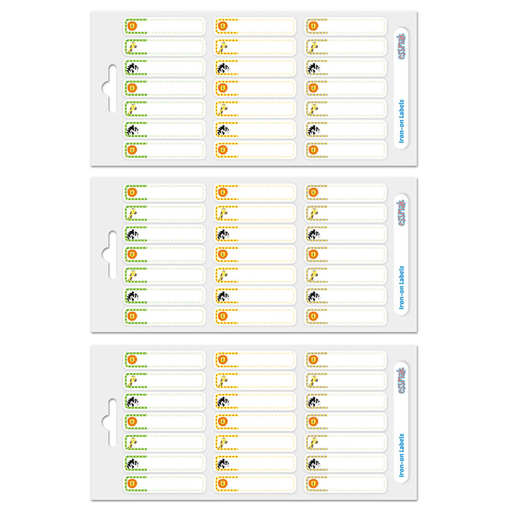 Essmak - Clothes Write-On Label Pack - Safari