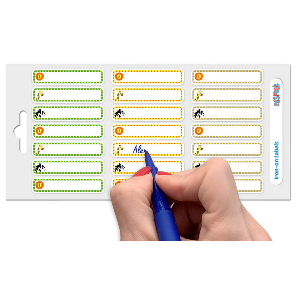 Essmak - Clothes Write-On Label Pack - Safari