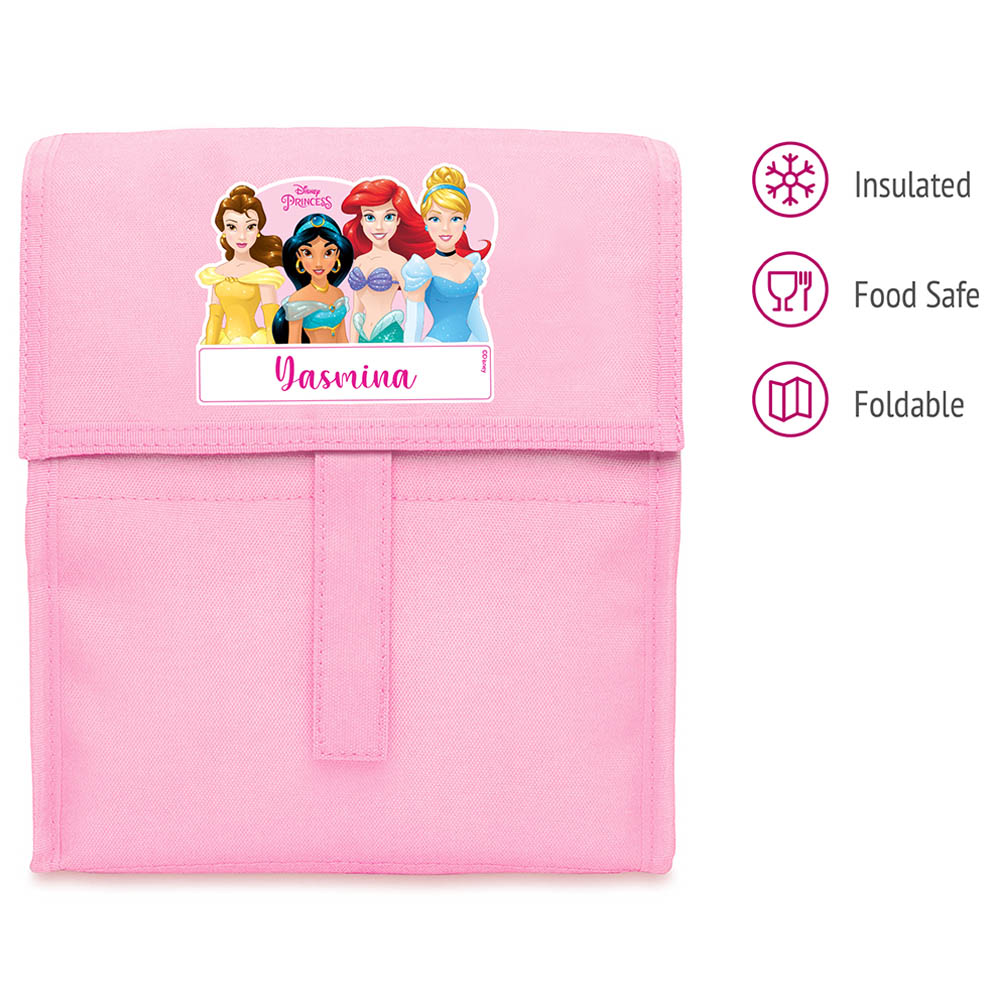 Essmak - Disney 4 Princesses Foldable Lunch Set - Pink