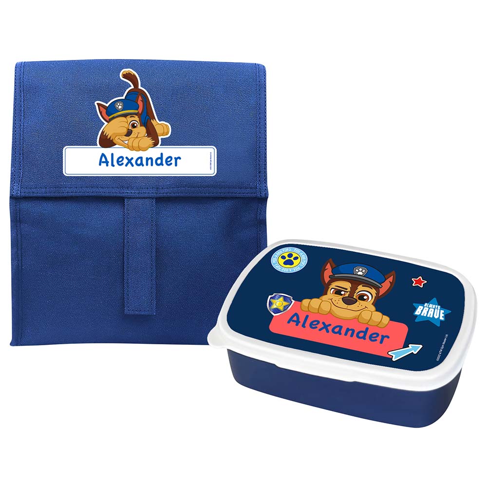 Essmak - Paw Patrol Chase Foldable Lunch Set - Blue