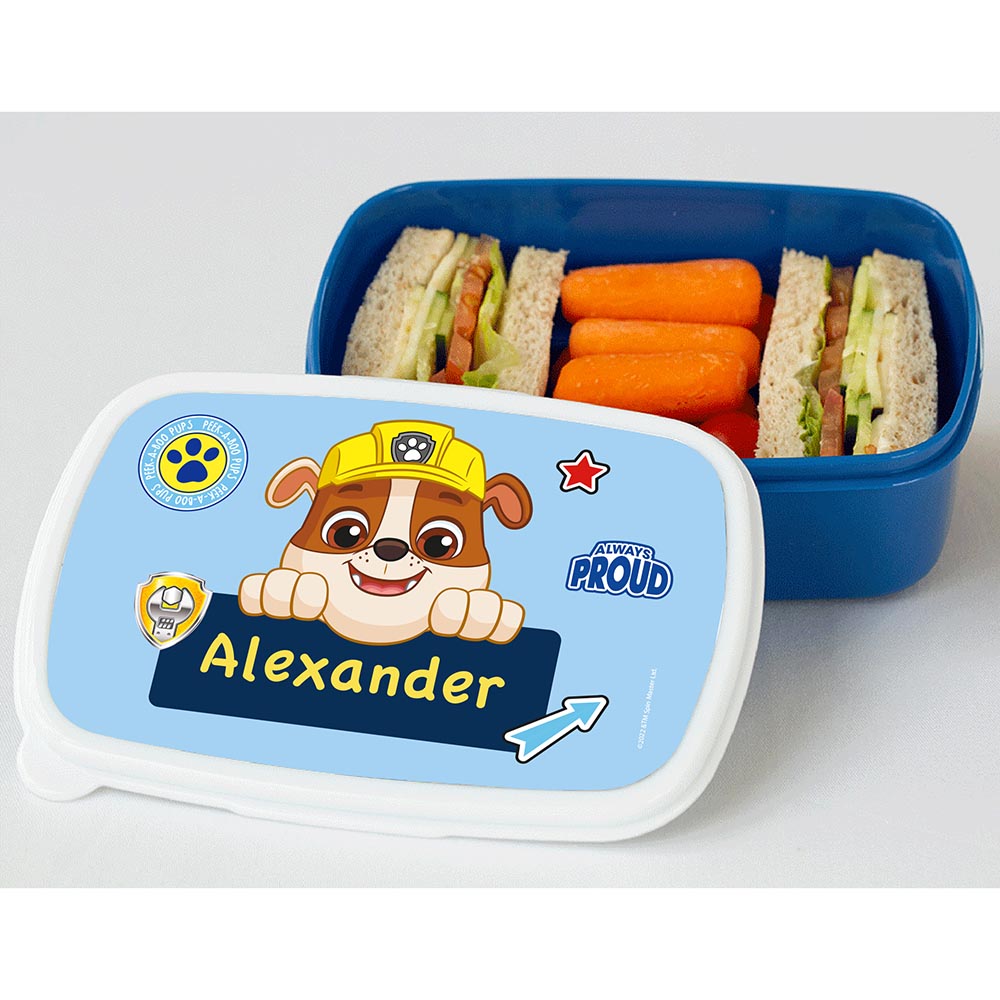 Essmak - Paw Patrol Rubble Foldable Lunch Set - Blue