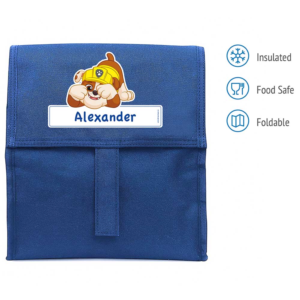 Essmak - Paw Patrol Rubble Foldable Lunch Set - Blue