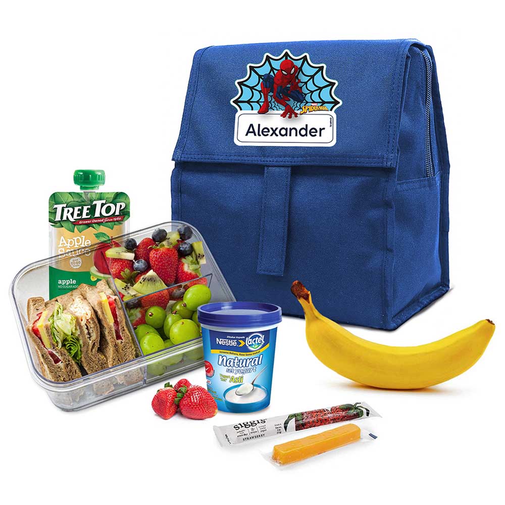 Essmak - Marvel Spiderman Foldable Lunch Set - Blue