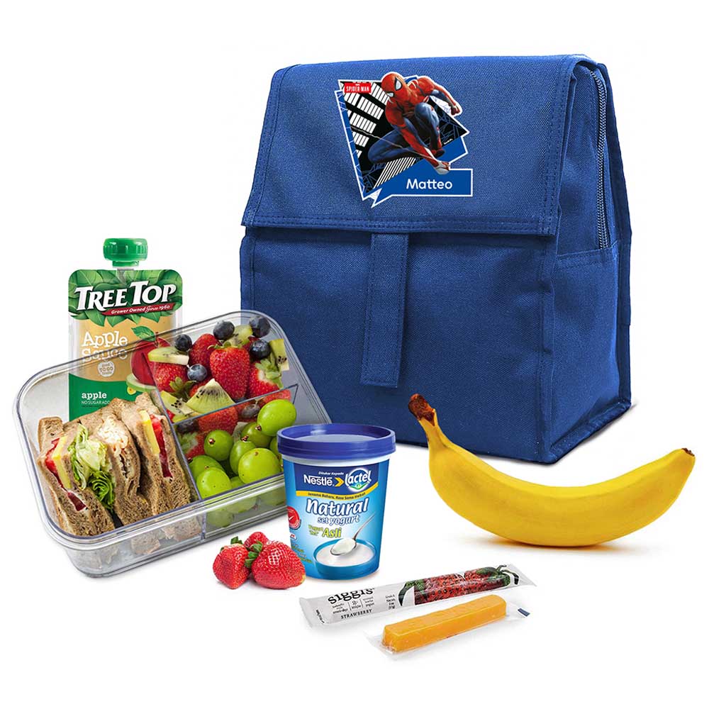 Essmak - Marvel Spiderman 2 Foldable Lunch Set - Blue