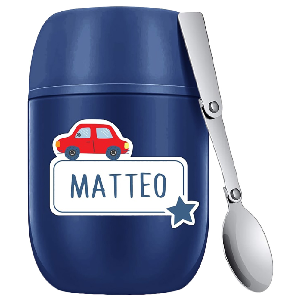 Essmak - Personalized Insulated Lunch Box - Cars - 475ml