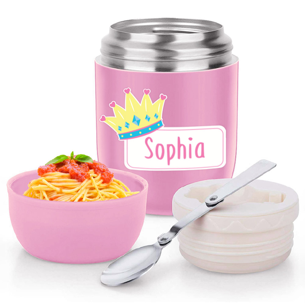 Essmak - Personalized Insulated Lunch Box - Princess - 475ml
