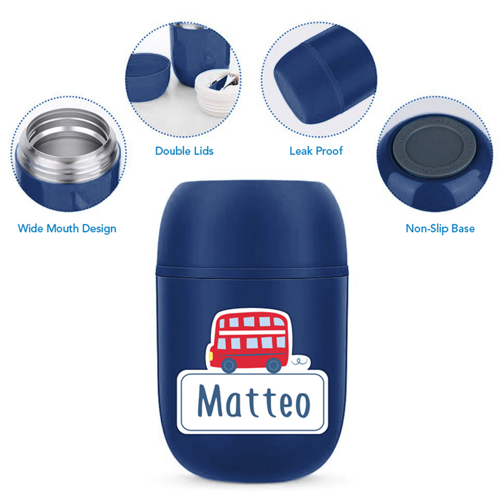 Essmak - Personalized Insulated Lunch Box - London - 475ml