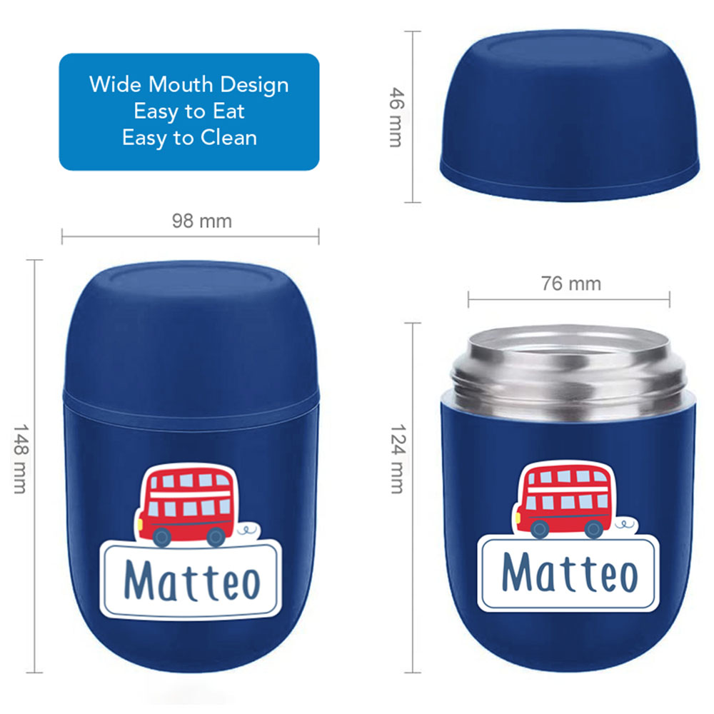 Essmak - Personalized Insulated Lunch Box - London - 475ml