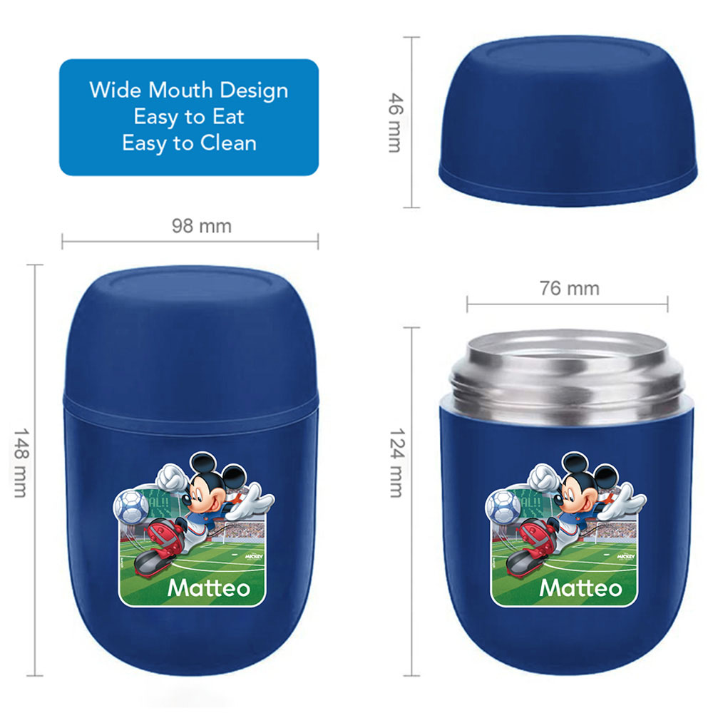 Essmak - Personalized Food Thermos - Disney Mickey - 475ml