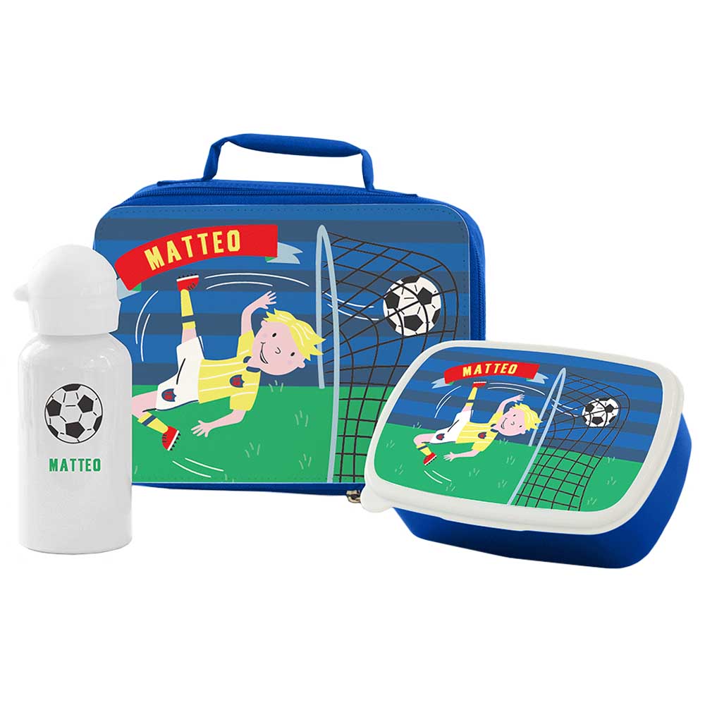 Essmak - Personalized Lunch Pack - Football - 3-Pc Set