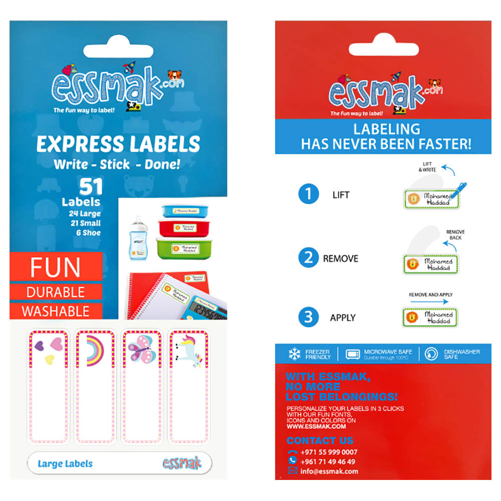 Essmak - Object Write-On Label Pack - Unicorn