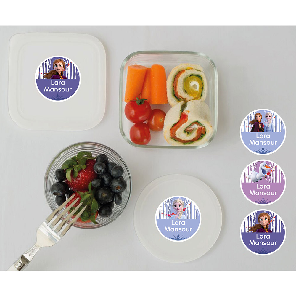 Essmak - Personalised School Labels - Disney Frozen - 74Pcs