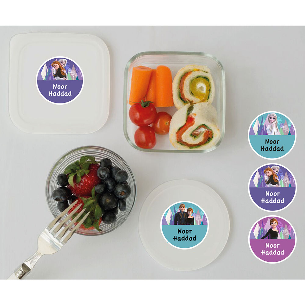 Essmak - Personalised School Labels - Disney Frozen - 74Pcs