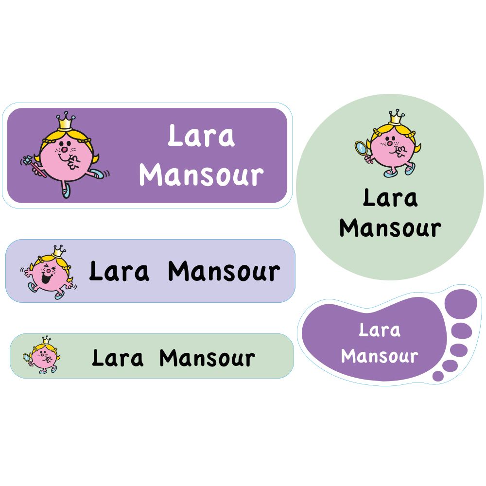 Essmak - Personalised School Labels - Miss Sunshine - 74Pcs