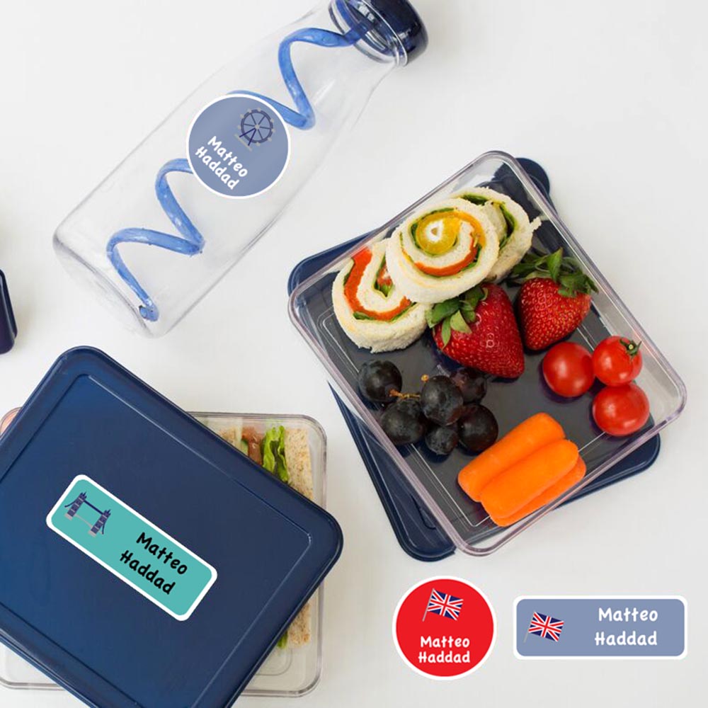 Essmak - Personalised Labels - London - 74pcs