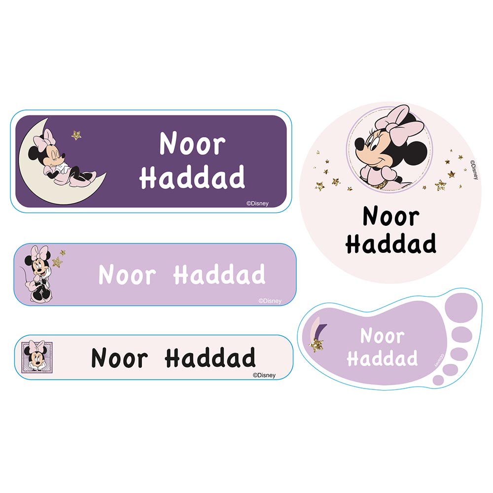 Essmak - Personalised School Labels - Disney Minnie - 74Pcs