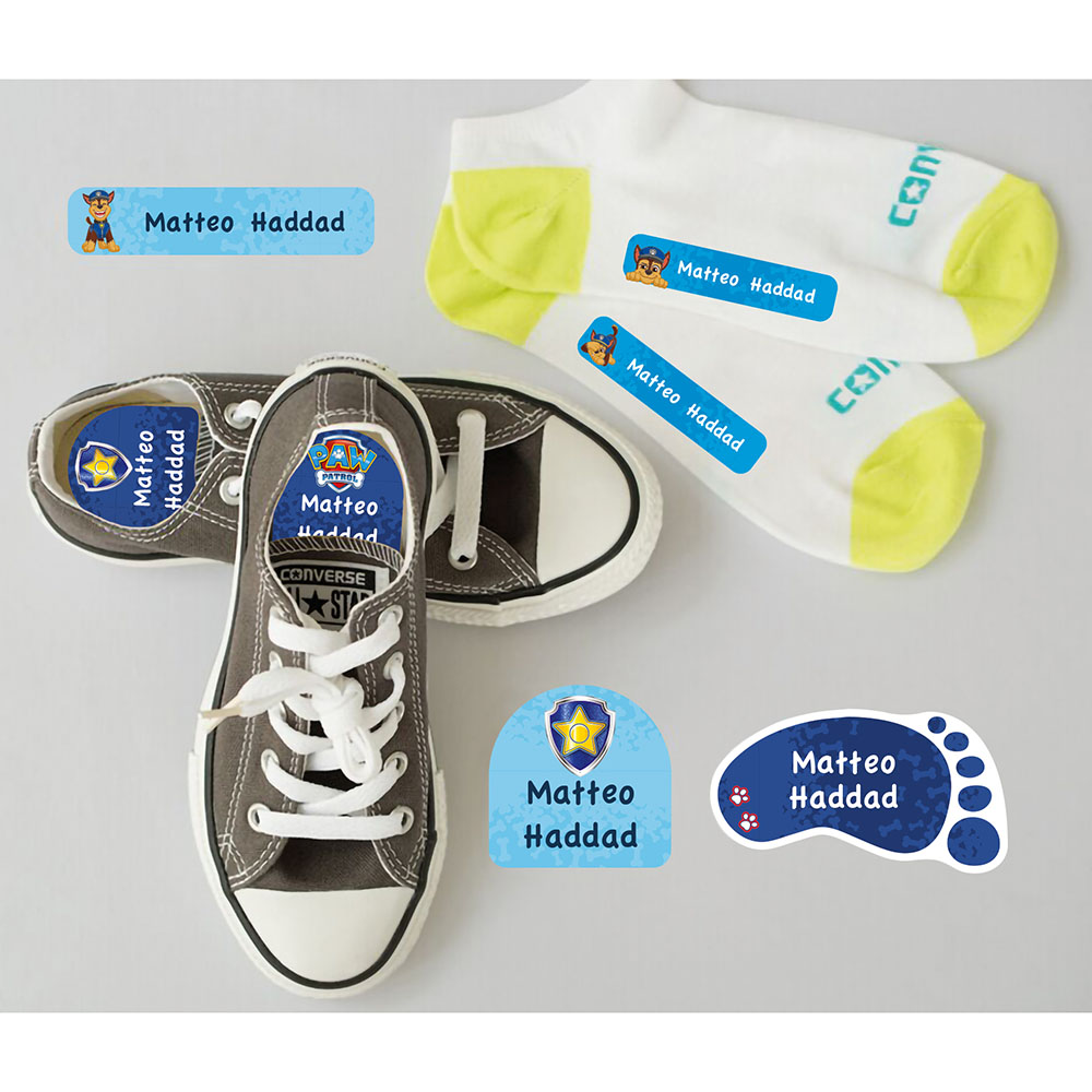 Essmak - Personalised School Labels - Paw Patrol - 74Pcs