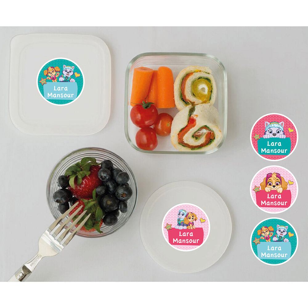 Essmak - Personalised School Labels - Paw Patrol - 74Pcs