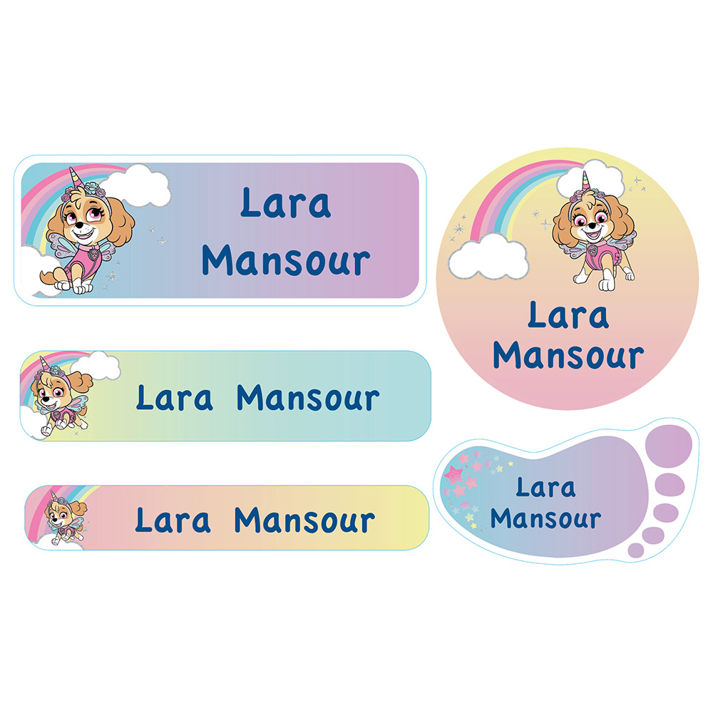 Essmak - Personalised School Labels - Paw Patrol - 74Pcs