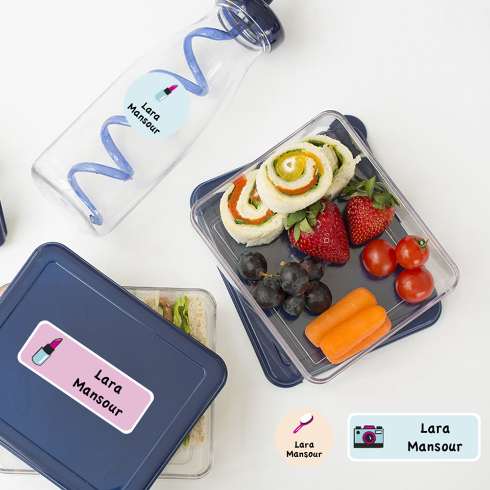 Essmak - Personalised School Labels - Selfie - 74Pcs