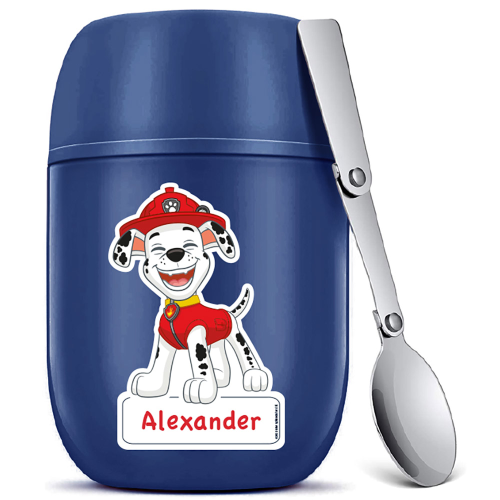 Essmak - Paw Patrol Marshall 3pc-Set Thermos Pack - 12-Inch
