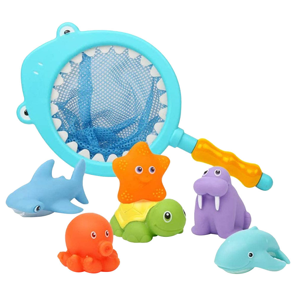 Essen - Baby Bath Pool Toys Set With Spray & Sounds 7Pcs-Set