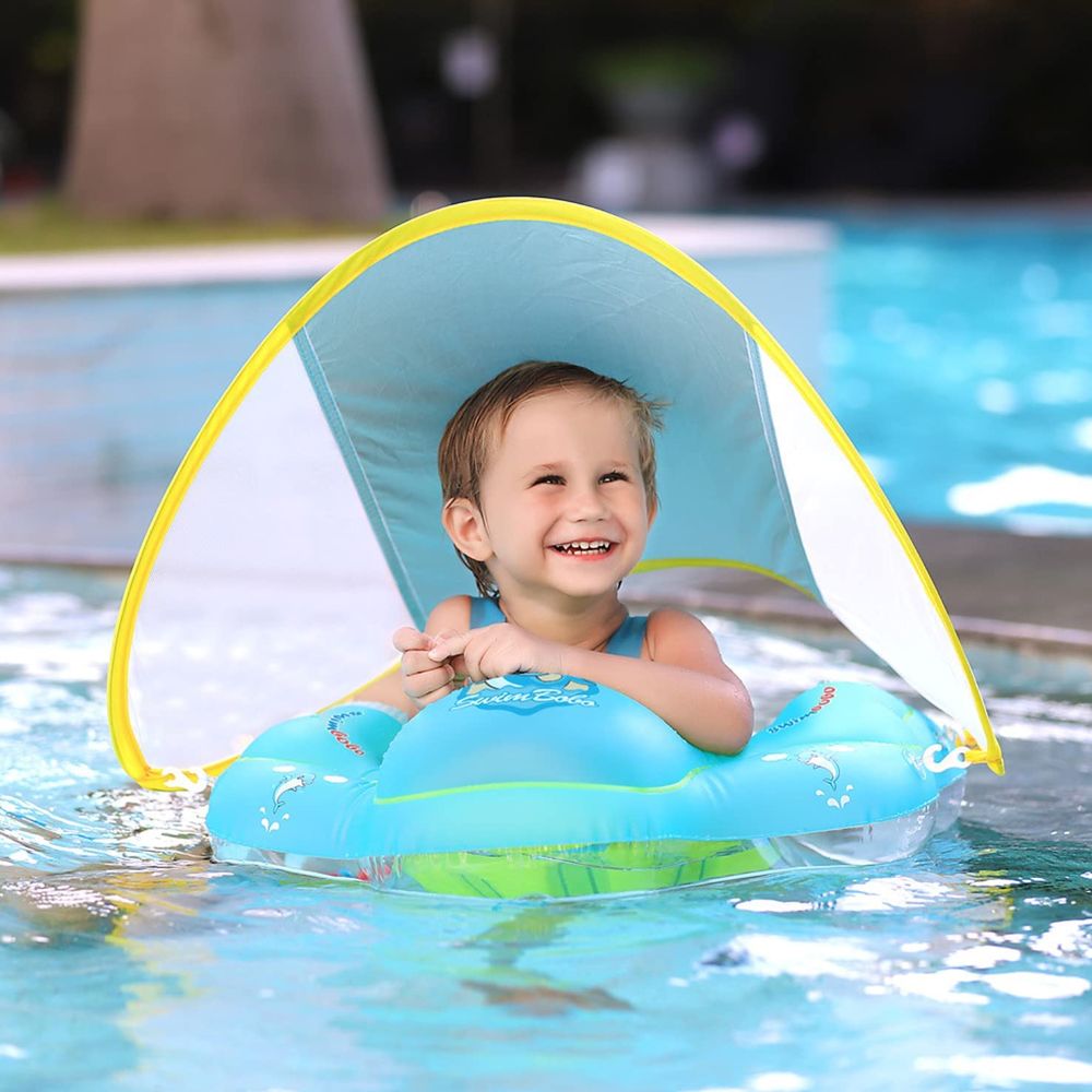 Swimbobo - Baby Swimming Float With Sun Protection Canopy