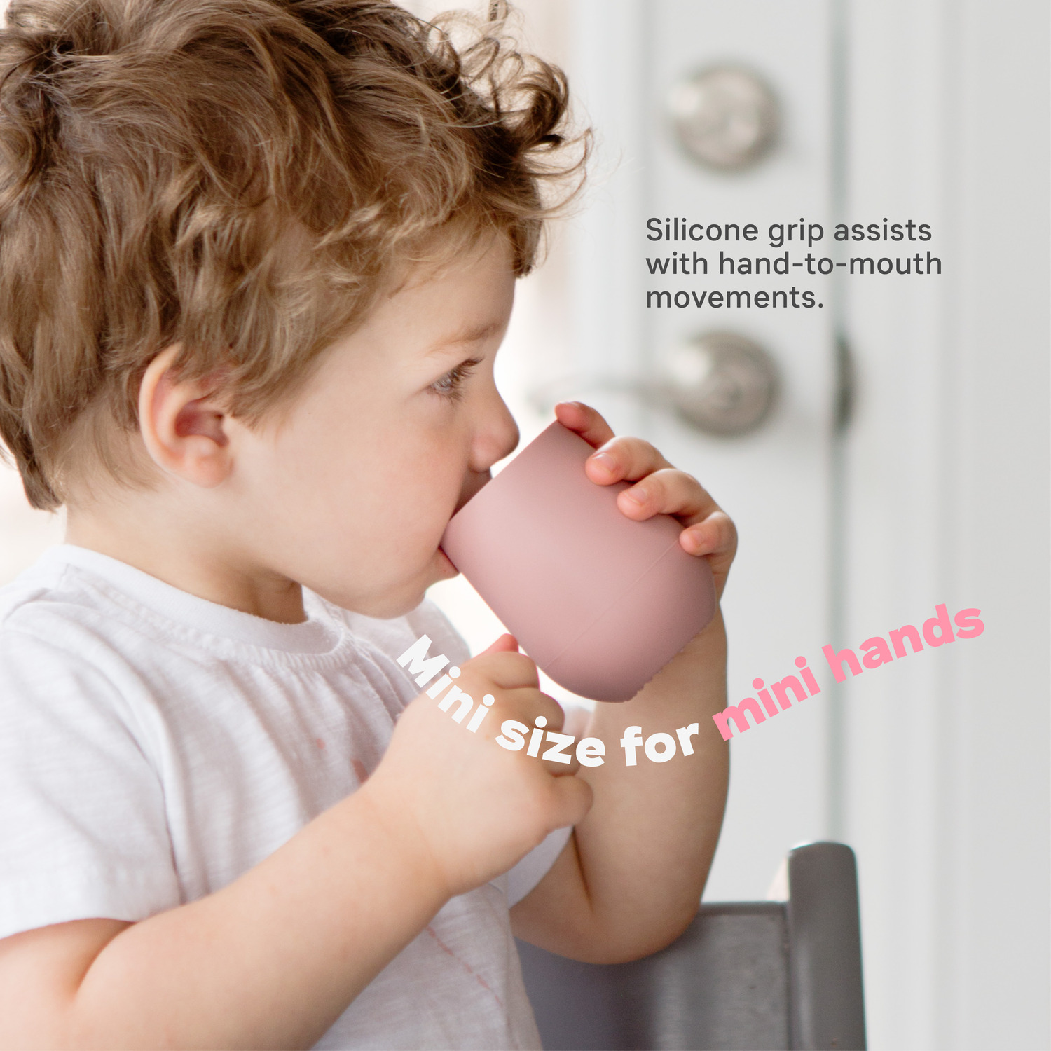 Ezpz - Mini Cup & Straw Training System - Pewter - 120ml