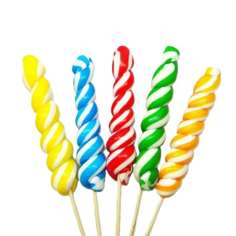 Sweet Factory - Color Spiral Lollipop 40g - Color May Vary