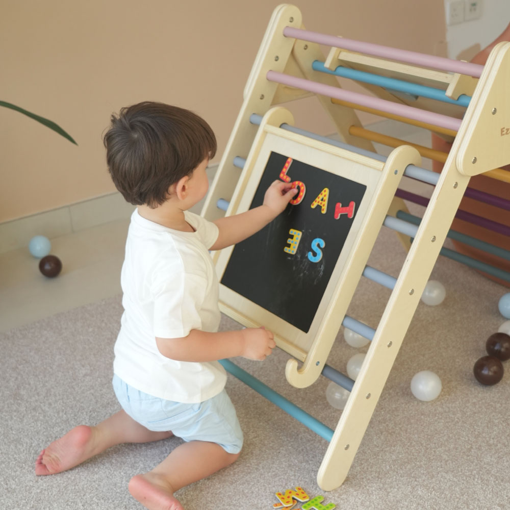 Ezzro - Double-Sided Magnet Chalkboard - Beige