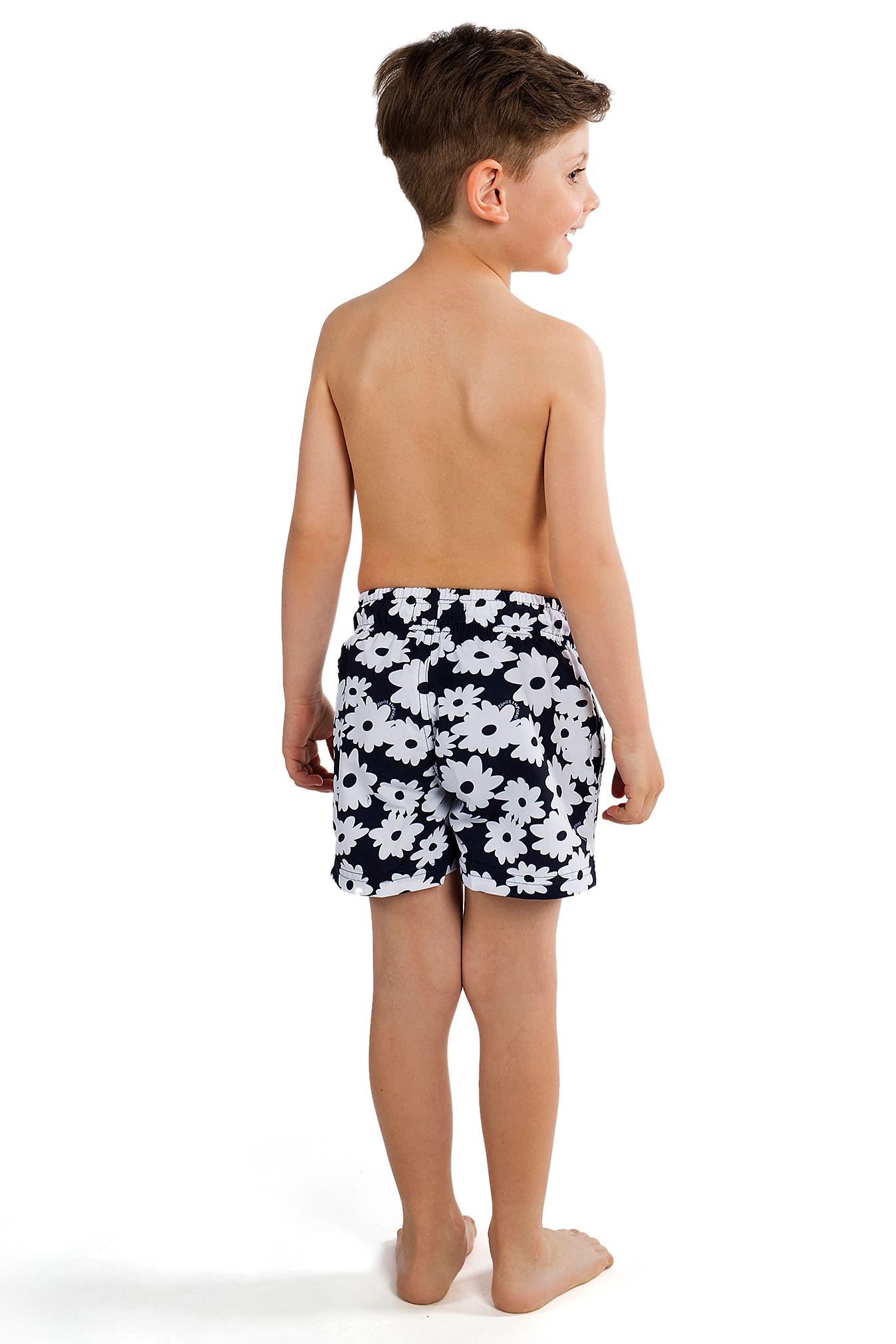 Panos Emporio Boys' Jaz Floral Print Swim Shorts