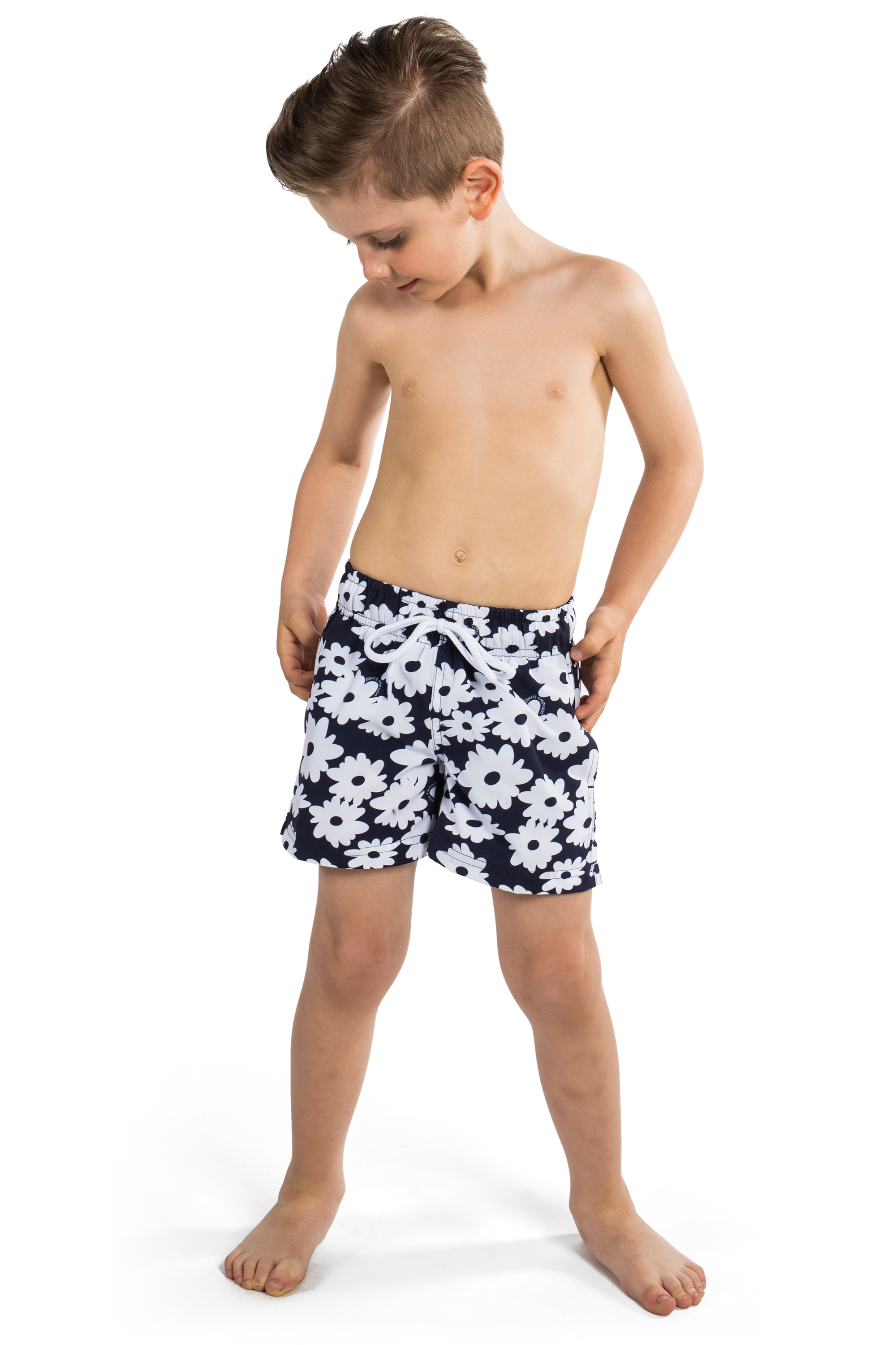 Panos Emporio Boys' Jaz Floral Print Swim Shorts