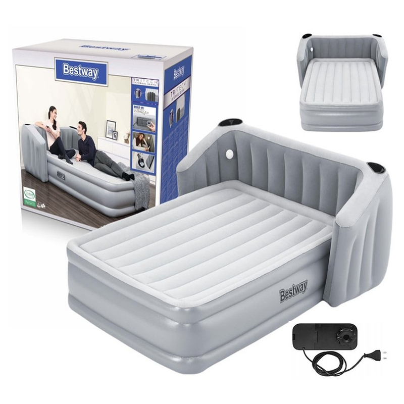 Bestway - Tritech Fullsleep Wingback Queen Airbed - 233x196x80cm