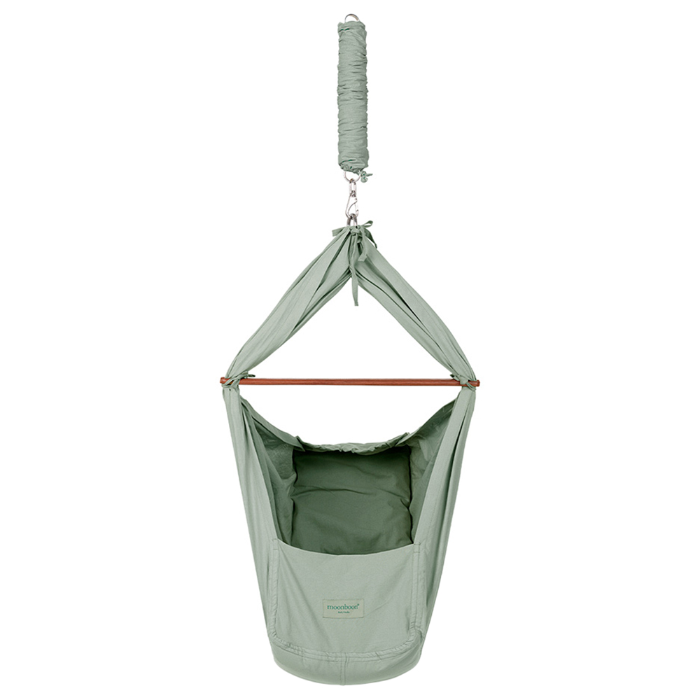 Moonboon Classic Bundle Baby Hammock - Seagrass/White