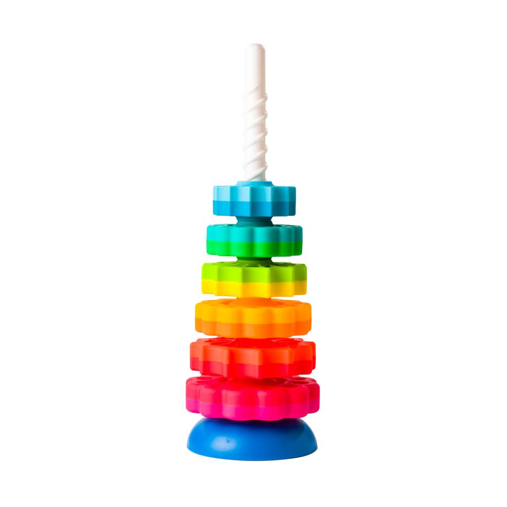 Fat Brain Toys - SpinAgain - Sensory Toys for Infant Development, Spinning Toy