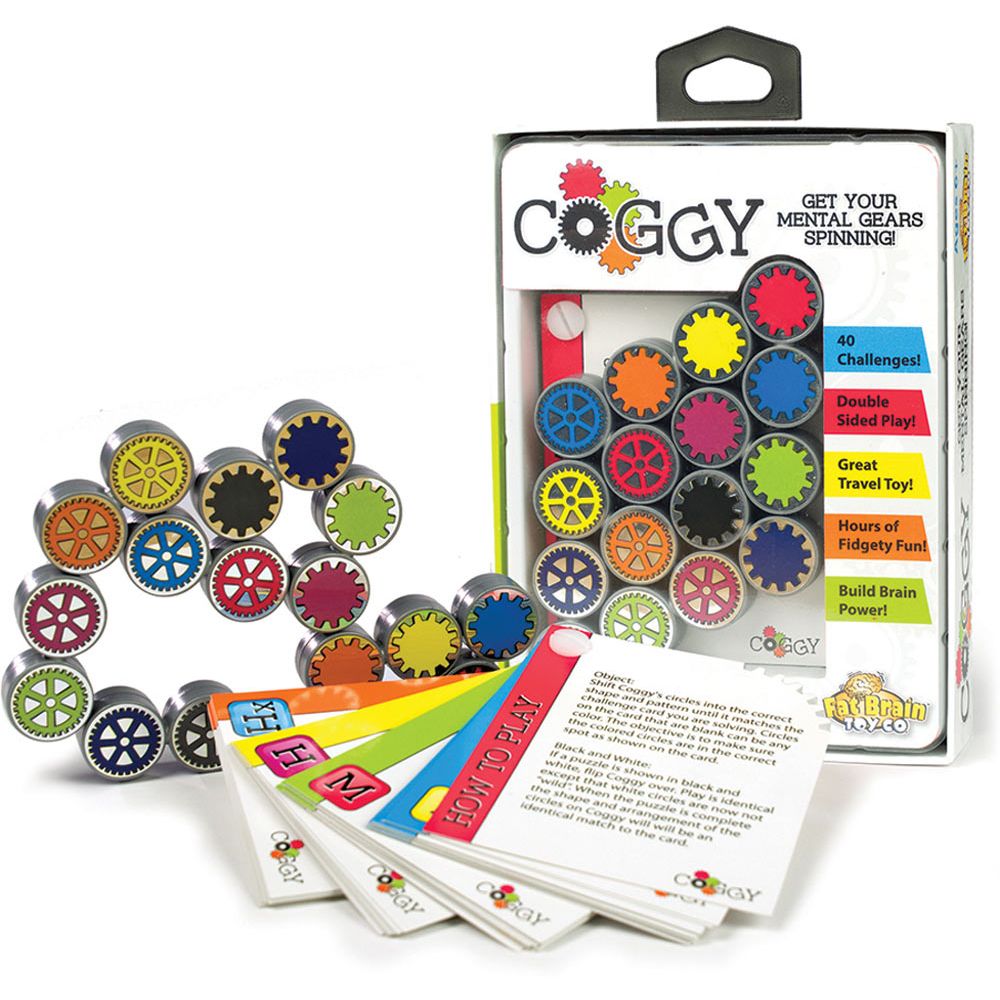 Fat Brain Toys - Coggy - Sensory Toys for Infant Development, Brain Puzzle
